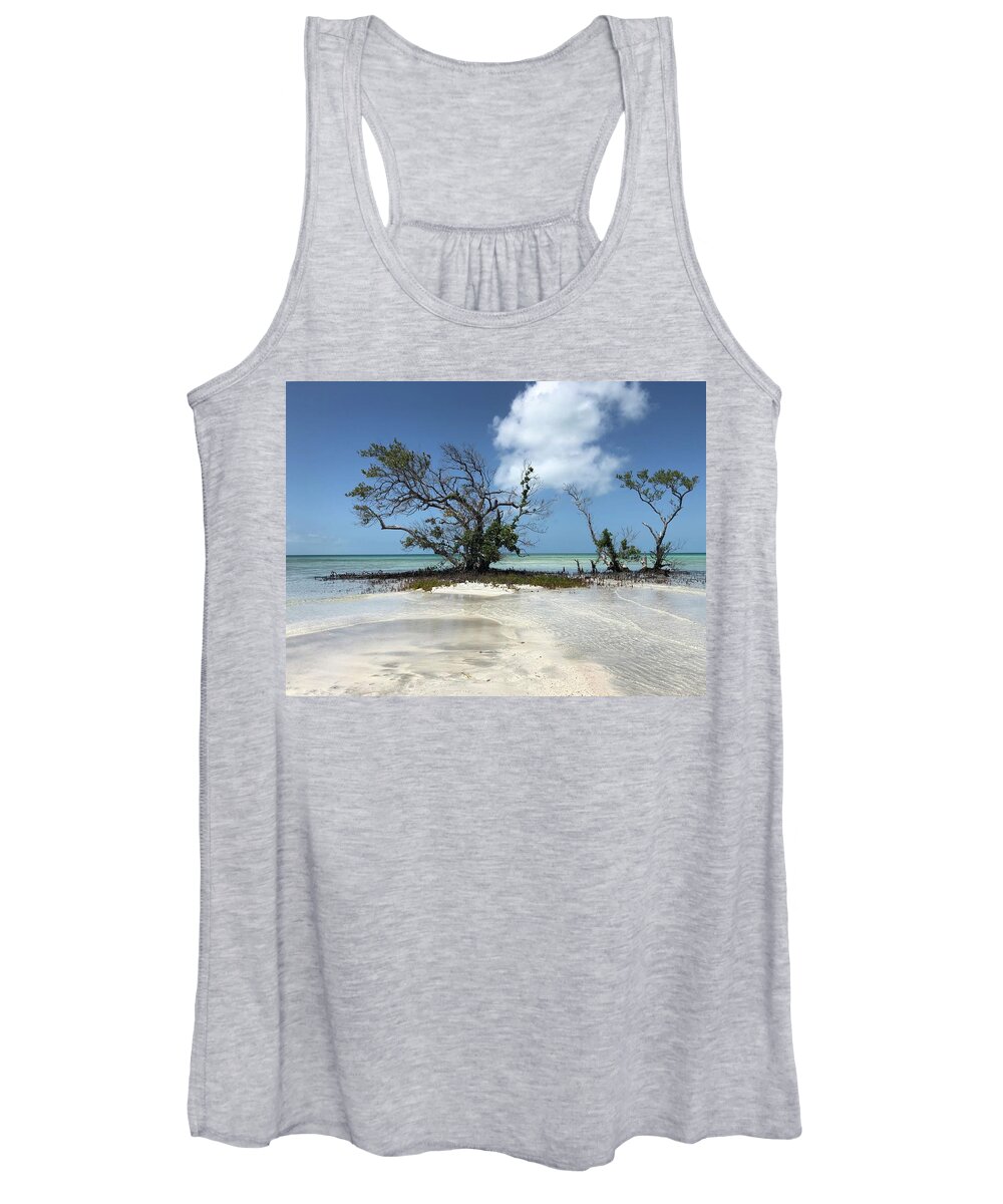 Key West Florida Waters Women's Tank Top featuring the photograph Key West Waters by Ashley Turner