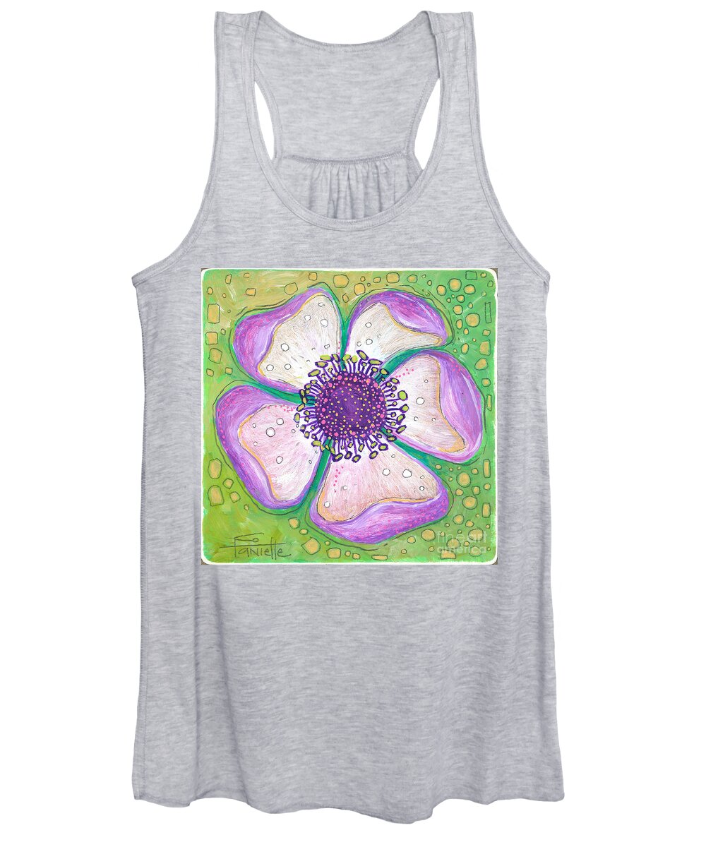 Flower Painting Women's Tank Top featuring the painting Kindness by Tanielle Childers
