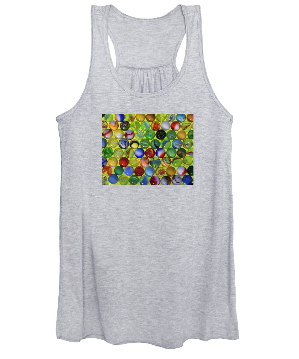 Jigsaw Women's Tank Top featuring the photograph Lose Your Marbles 3 by Carole Gordon