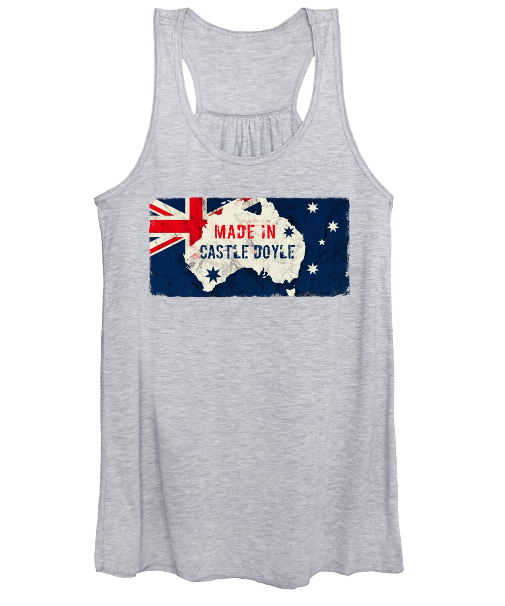 Castle Doyle Women's Tank Top featuring the digital art Made in Castle Doyle, Australia by TintoDesigns