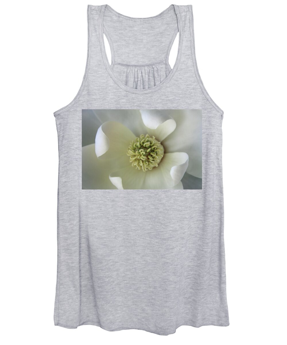 White Women's Tank Top featuring the photograph Magnolia7030 by Carolyn Stagger Cokley