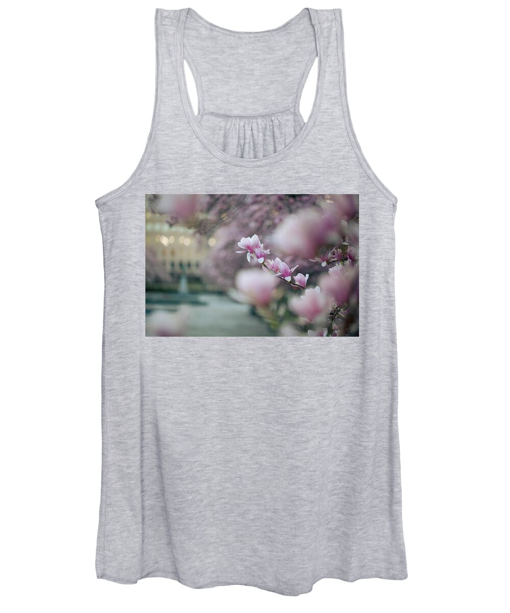 Flower Women's Tank Top featuring the photograph Magnolias by Marlo Horne