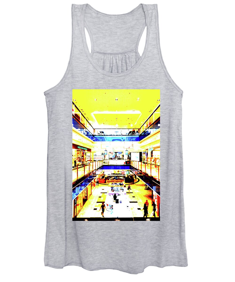 Mall Women's Tank Top featuring the photograph Mall In Krakow, Poland 4 by John Siest