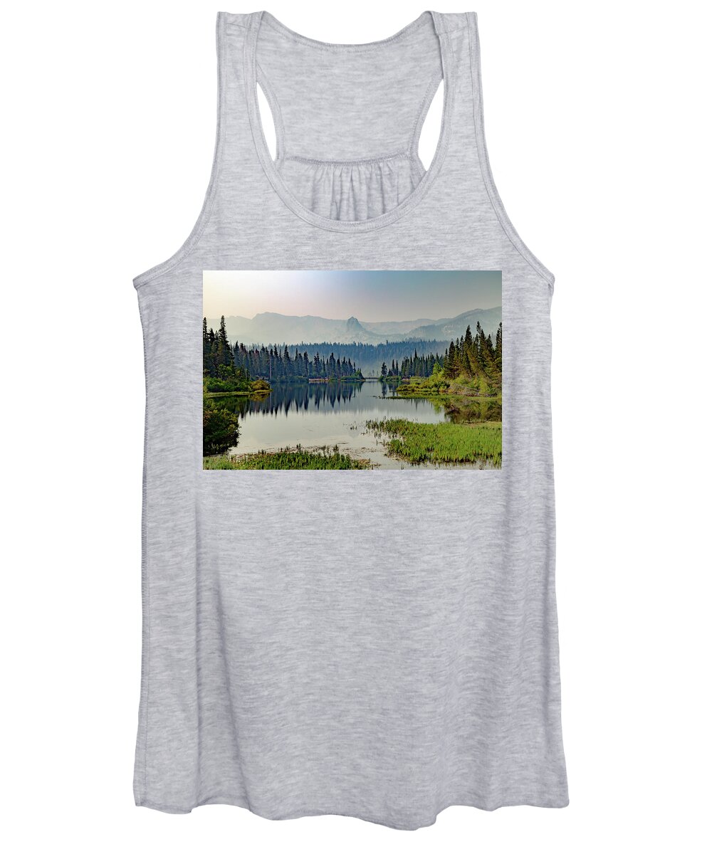 Mammoth Lakes Women's Tank Top featuring the photograph Mammoth Lakes Basin by Cindy Robinson