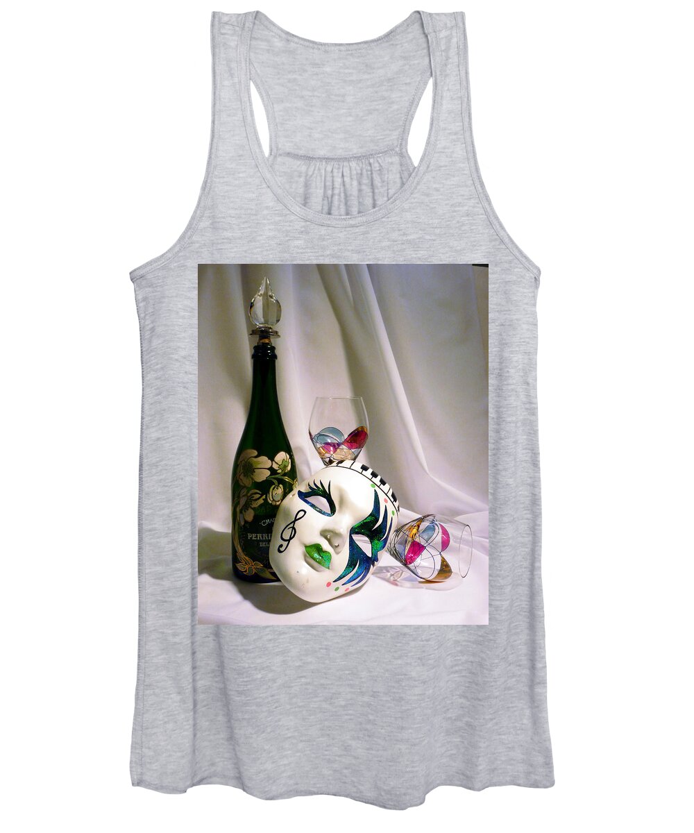Mask Women's Tank Top featuring the photograph Masquerade by Gigi Dequanne