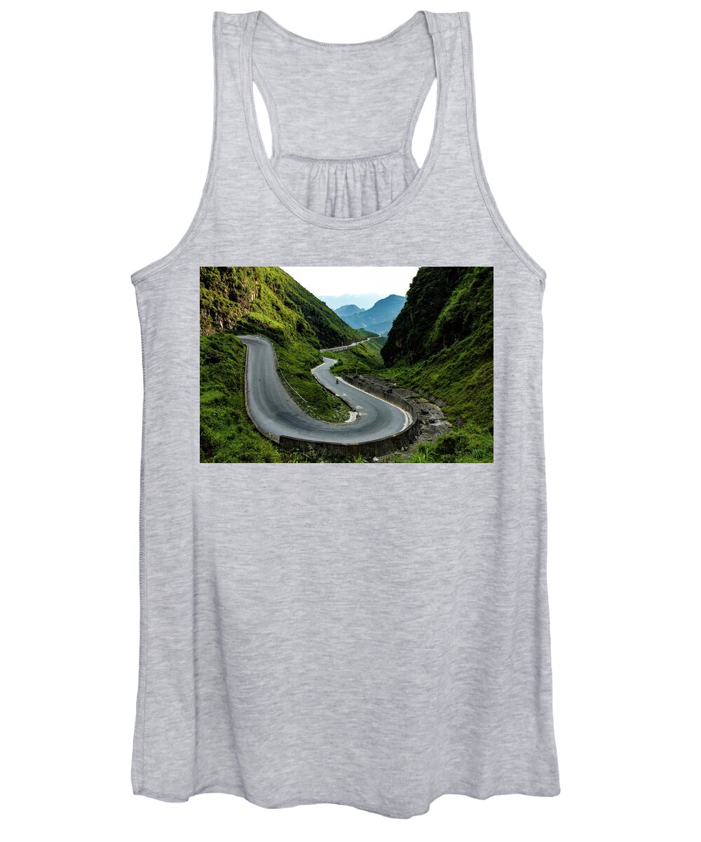 Northern Women's Tank Top featuring the photograph Memory Lane - Ha Giang Province, Northern Vietnam by Earth And Spirit