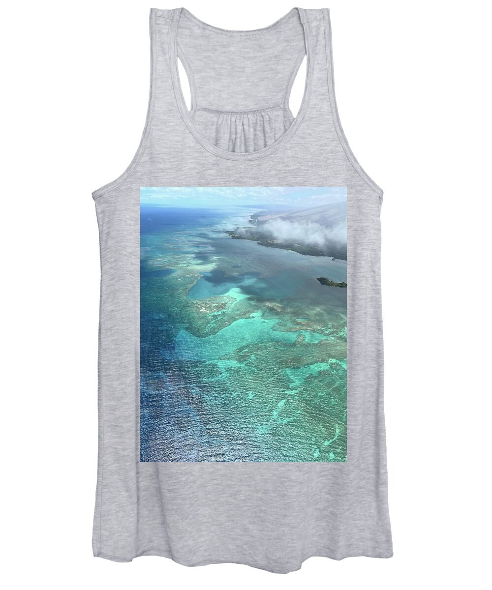 Photograph Women's Tank Top featuring the photograph Molokai Island Reef by Beverly Read