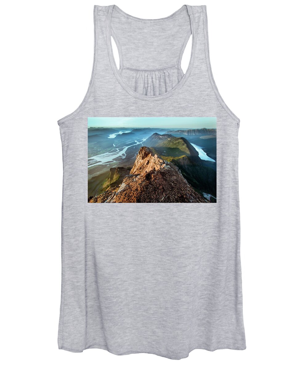Mountain Women's Tank Top featuring the photograph Mount Cheam Chilliwack View by Naomi Maya