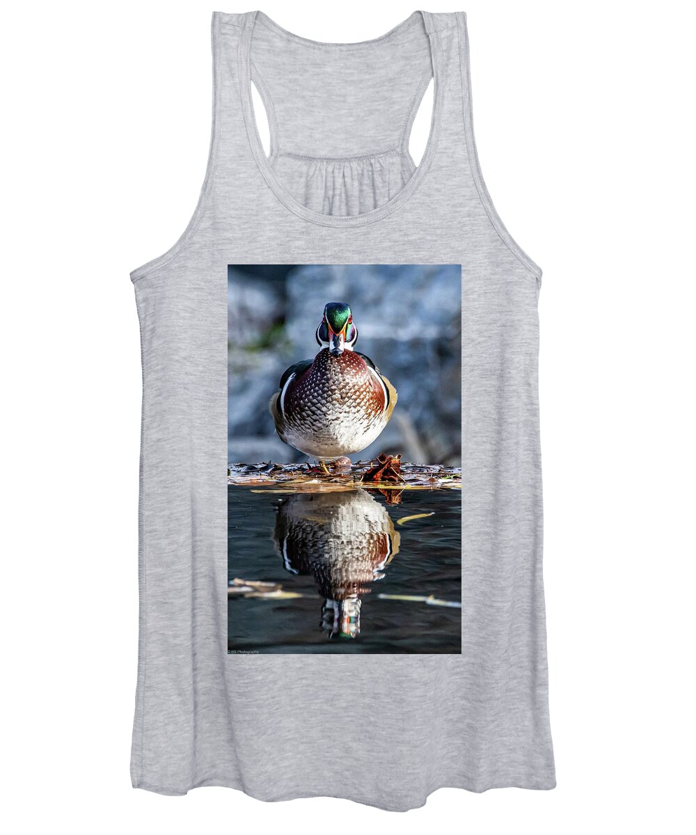 Wood Women's Tank Top featuring the photograph Mr. Woody by Brian Shoemaker
