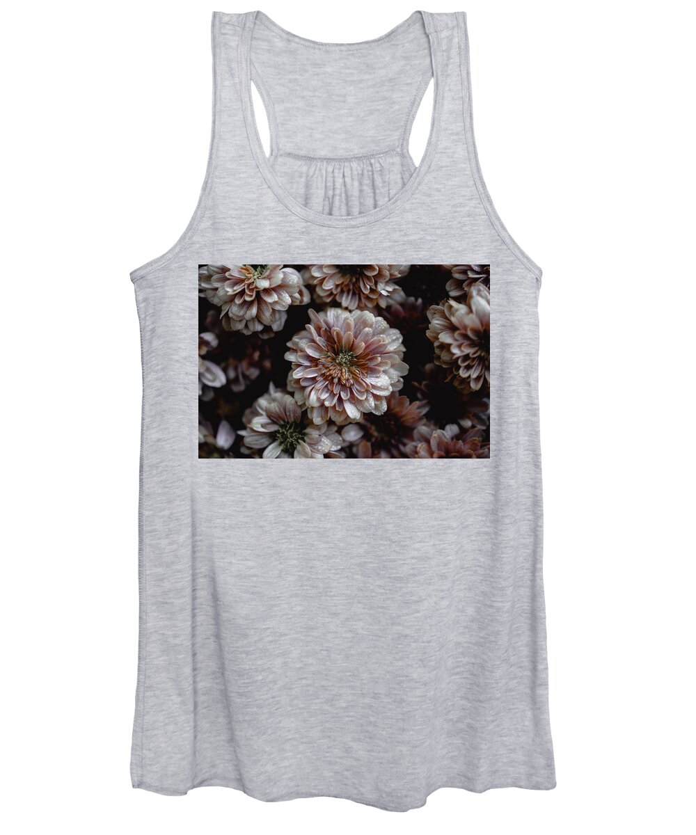 Photo Women's Tank Top featuring the photograph Mums by Evan Foster
