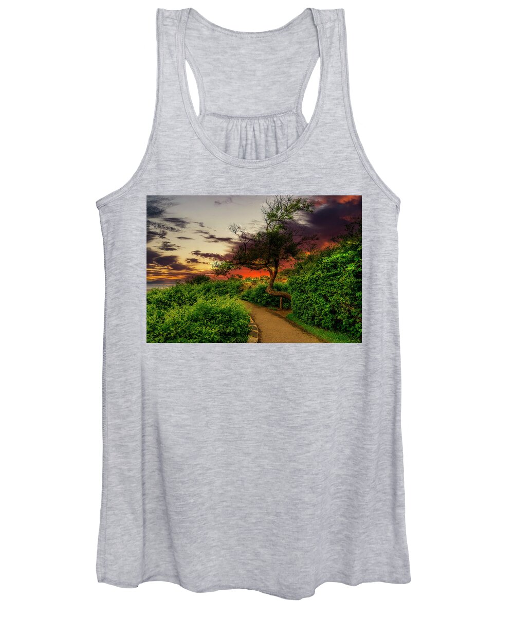 Ogunquit Women's Tank Top featuring the photograph My Favorite Tree by Penny Polakoff
