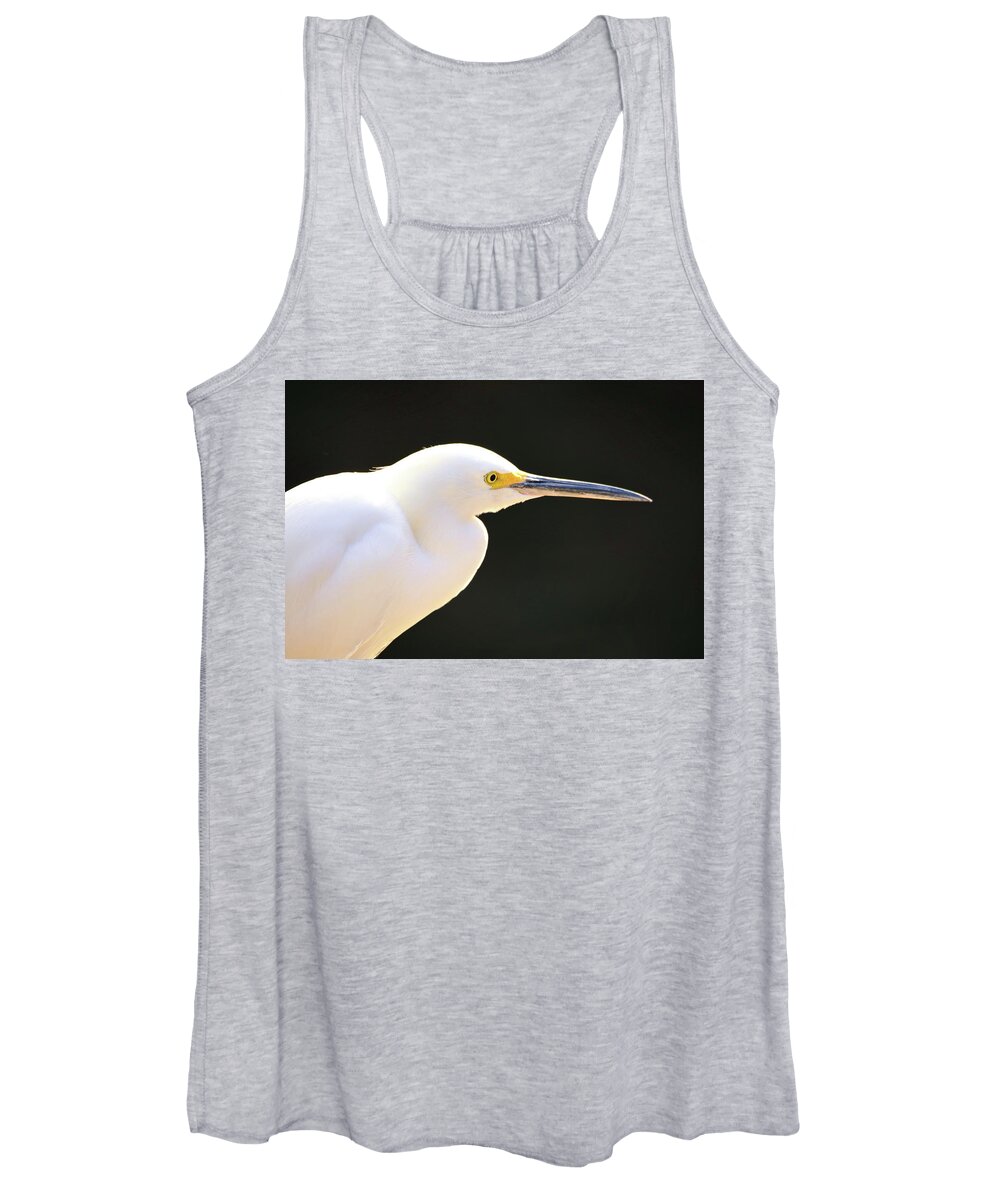 Close-up Women's Tank Top featuring the photograph My Good Side by Scott Burd