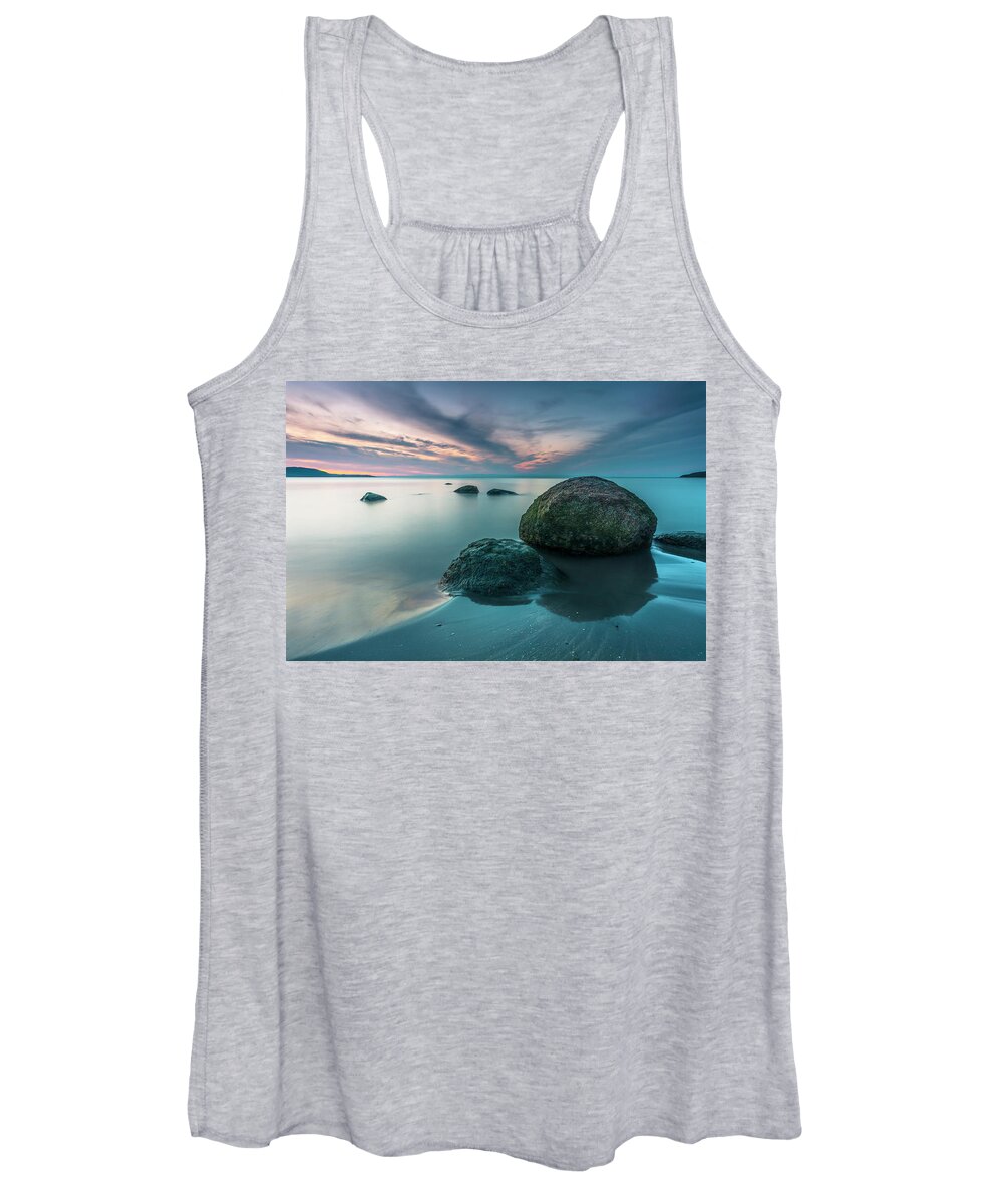 Dusk Women's Tank Top featuring the photograph Observers by Evgeni Dinev