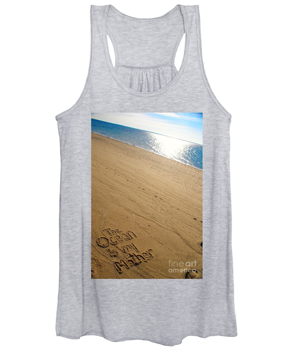 Mother Women's Tank Top featuring the photograph Ocean Mother by Darcy Leigh