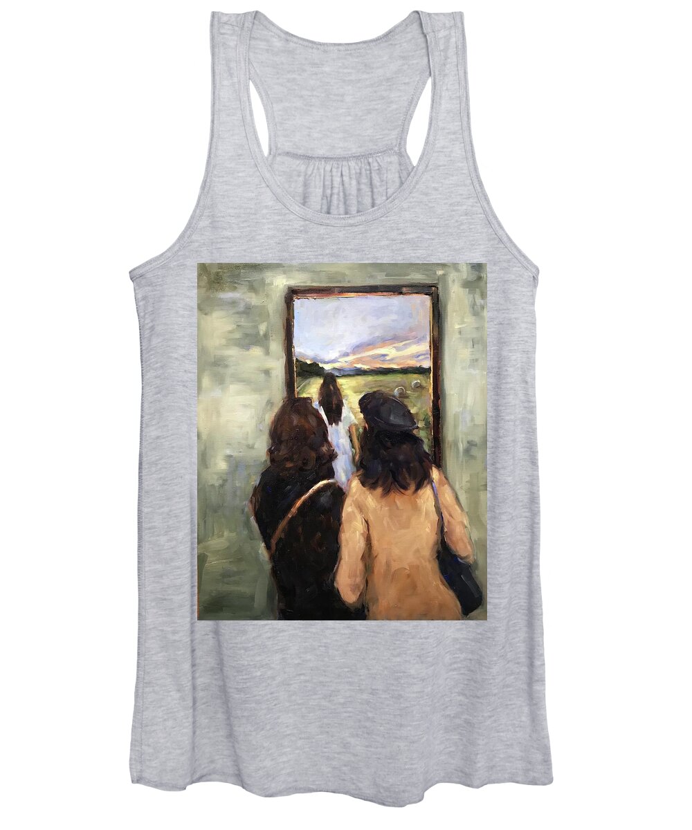 Museum Women's Tank Top featuring the painting Once Upon A Dream by Ashlee Trcka