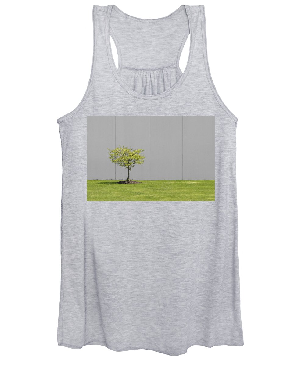 New Topographics Women's Tank Top featuring the photograph One Tree by Stuart Allen