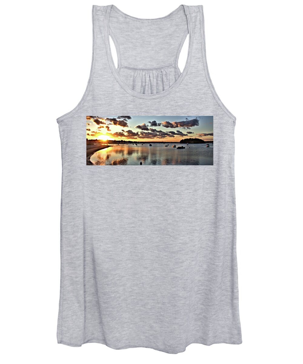 Sunrise Women's Tank Top featuring the photograph Onset Bay Sunrise by Bruce Gannon