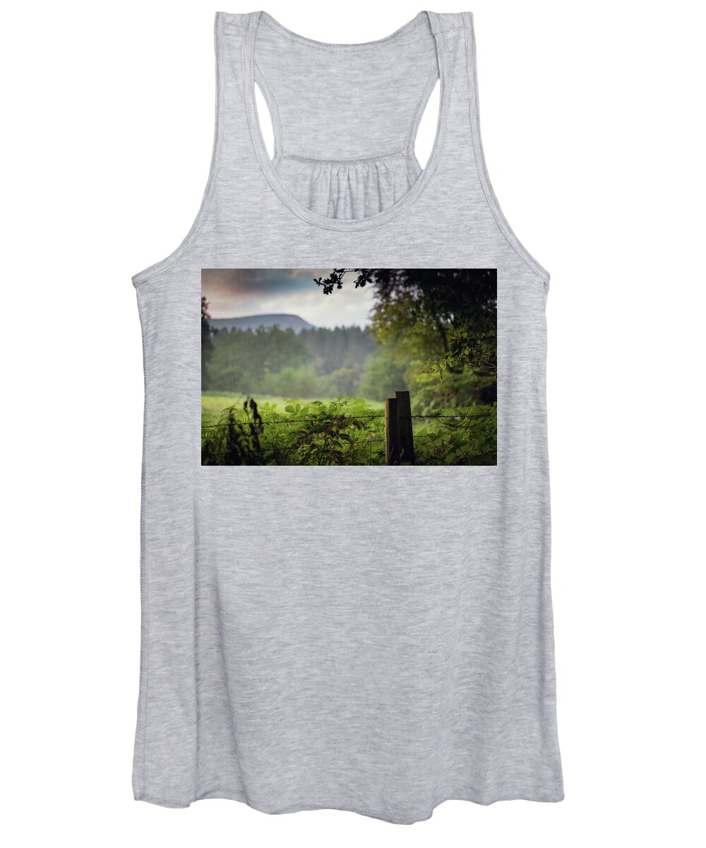 Fence Women's Tank Top featuring the photograph Outside by Gavin Lewis