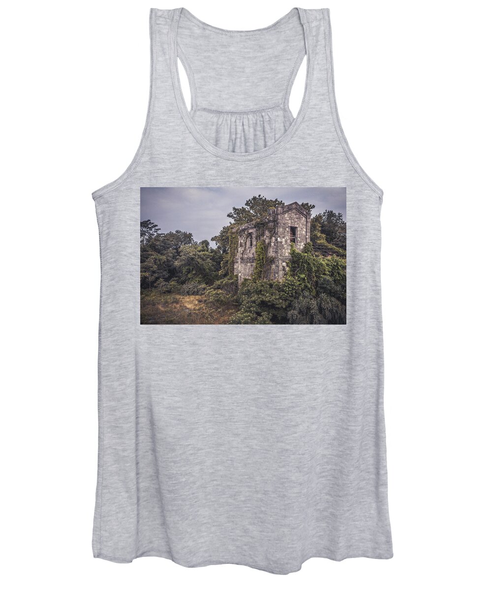 Warehouse Women's Tank Top featuring the photograph Over Grown #1 by Steve Stanger