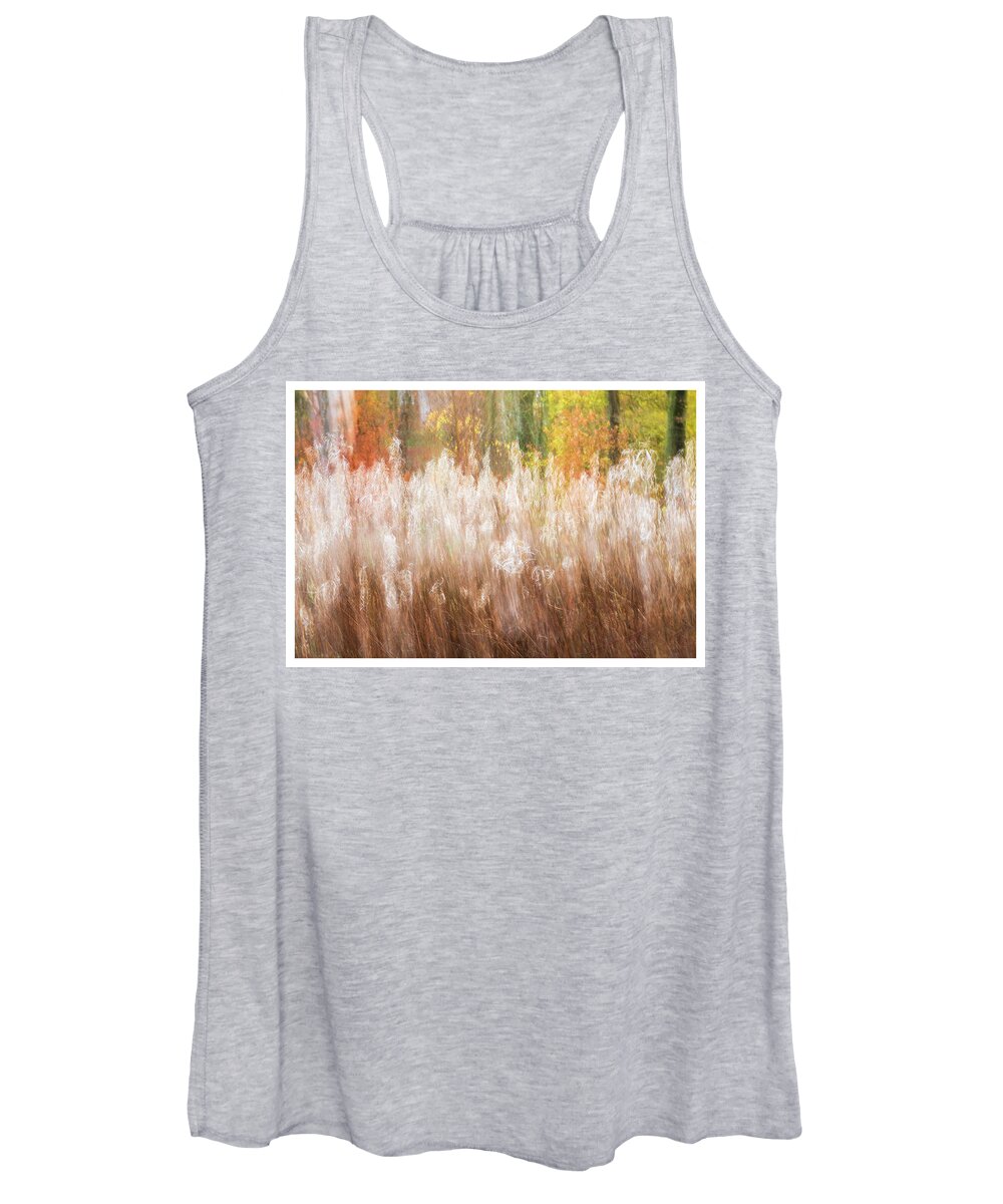 Adam West Women's Tank Top featuring the photograph Painting Autumn by Adam West