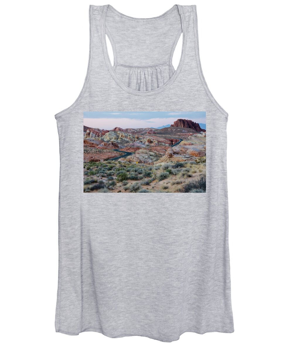 Mountains Women's Tank Top featuring the photograph Pastel Paradise by Margaret Pitcher