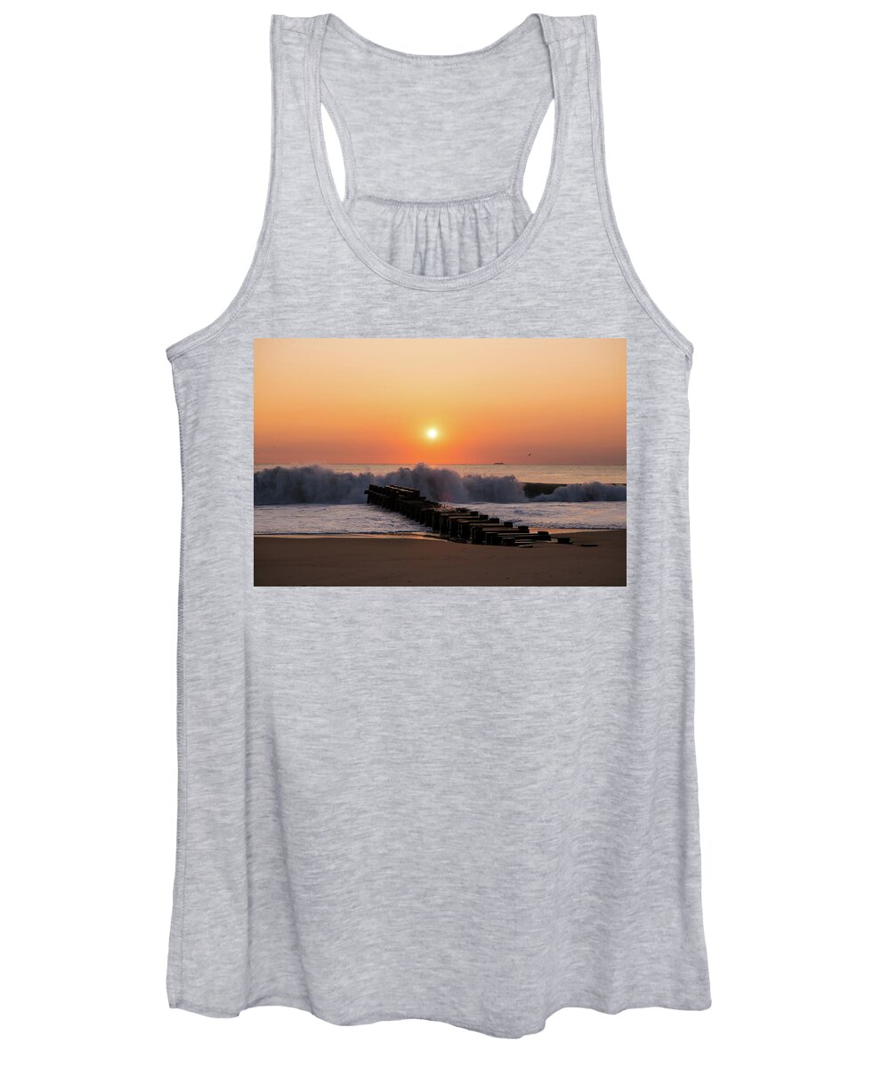 Rehoboth Beach Women's Tank Top featuring the photograph Perfect Sunrise by Rose Guinther
