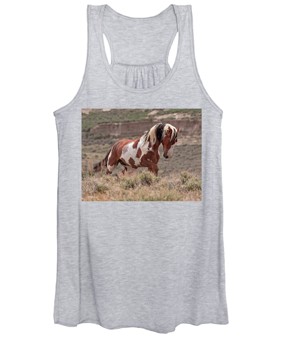 Picasso Women's Tank Top featuring the photograph Picasso of Sand Wash Basin by Mindy Musick King