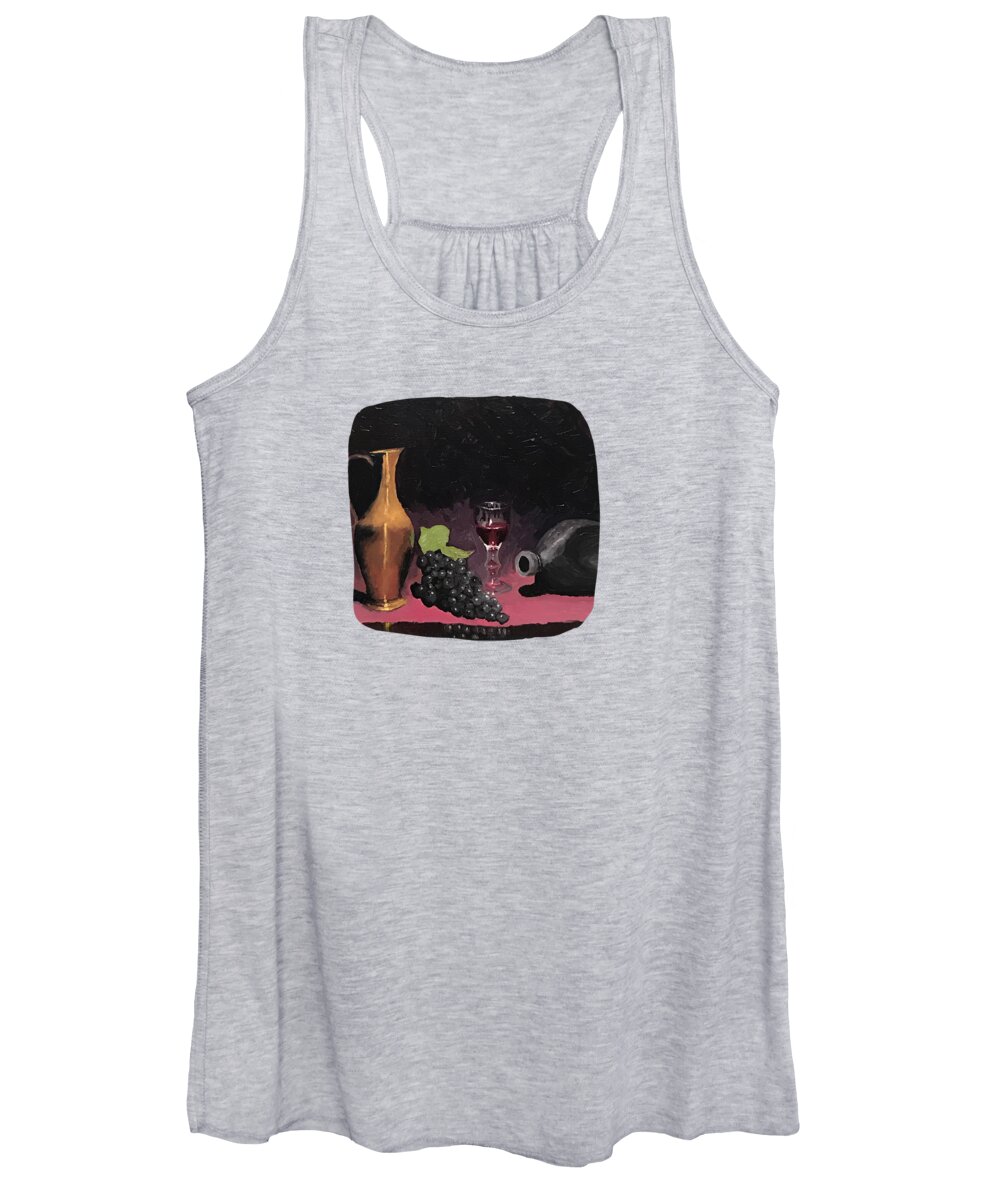 Pinch Bottle Women's Tank Top featuring the painting Pinch Bottle by Lisa Marie Smith