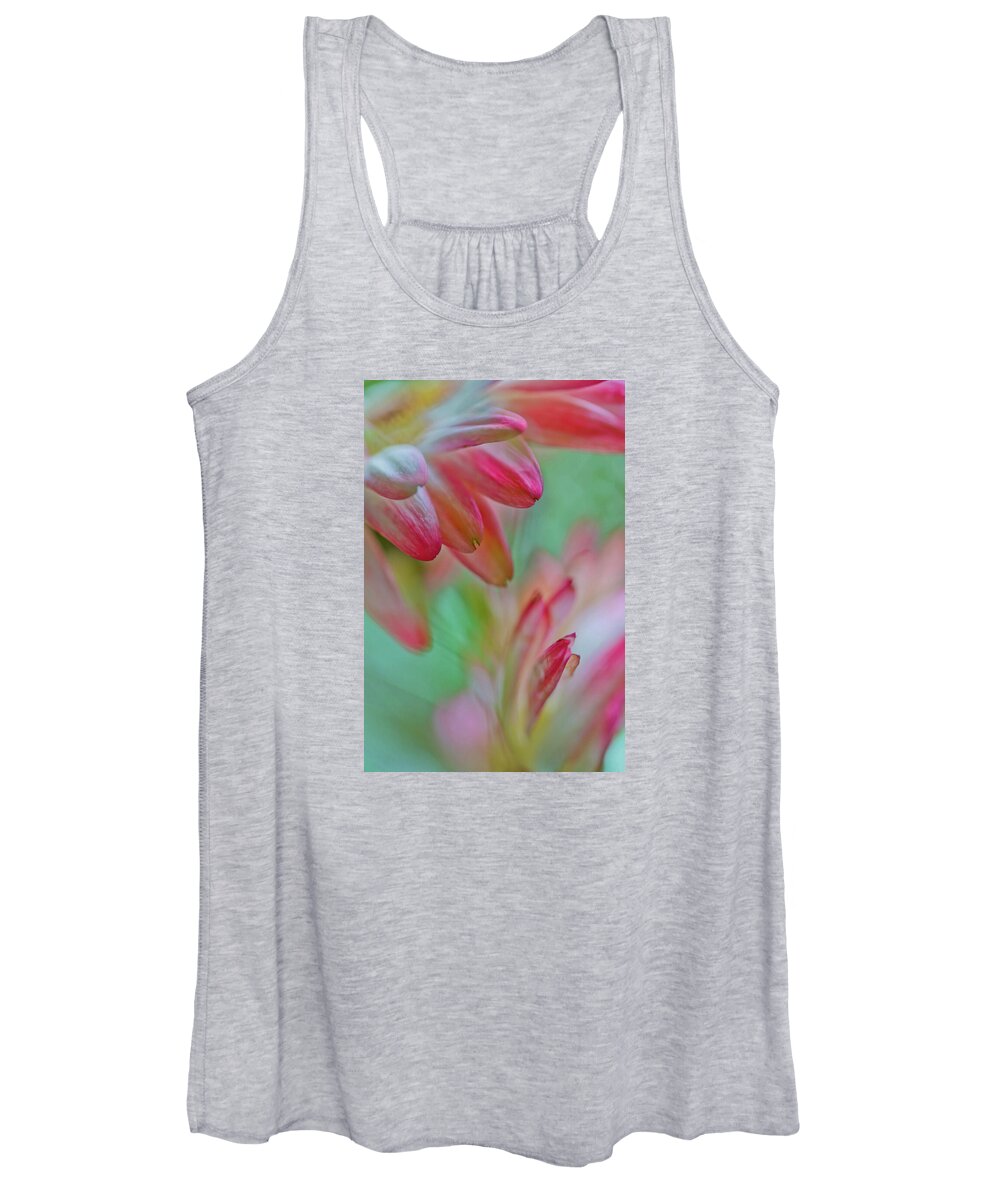 Artistic Abstract Photograph Women's Tank Top featuring the photograph Pretty Petals by Az Jackson