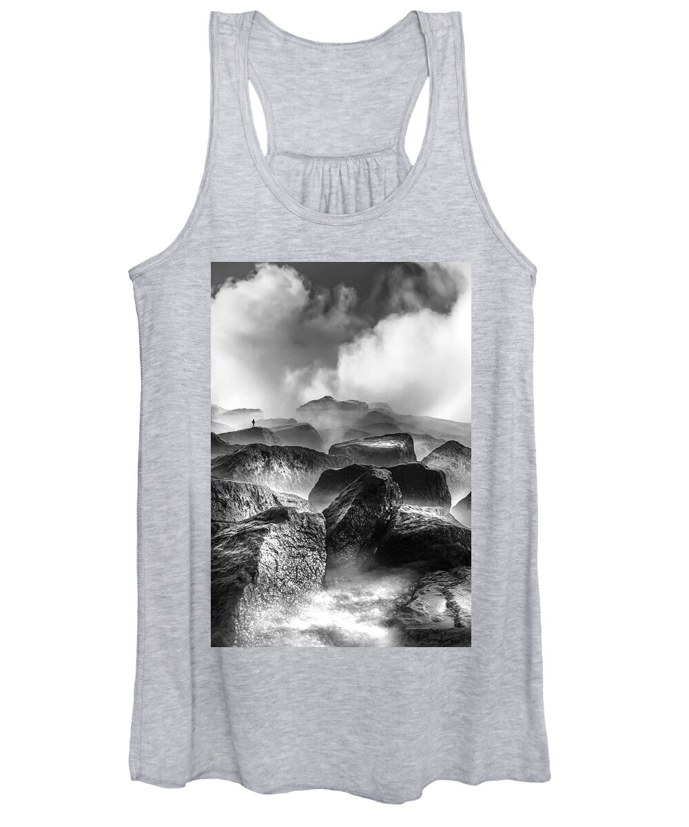 Fine Art Women's Tank Top featuring the photograph Quake by Sofie Conte