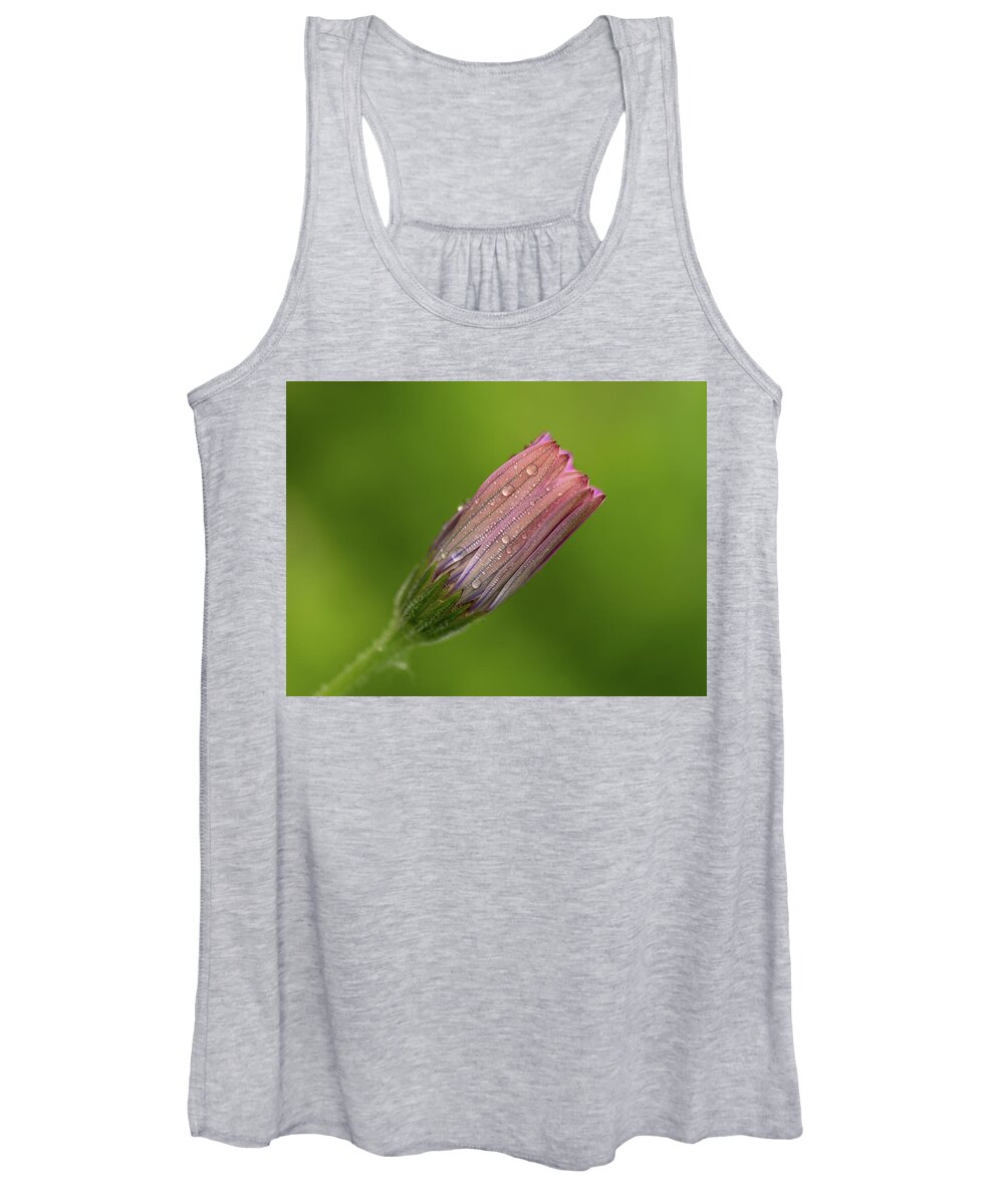 Fine Art Women's Tank Top featuring the photograph Raindrops by Average Images