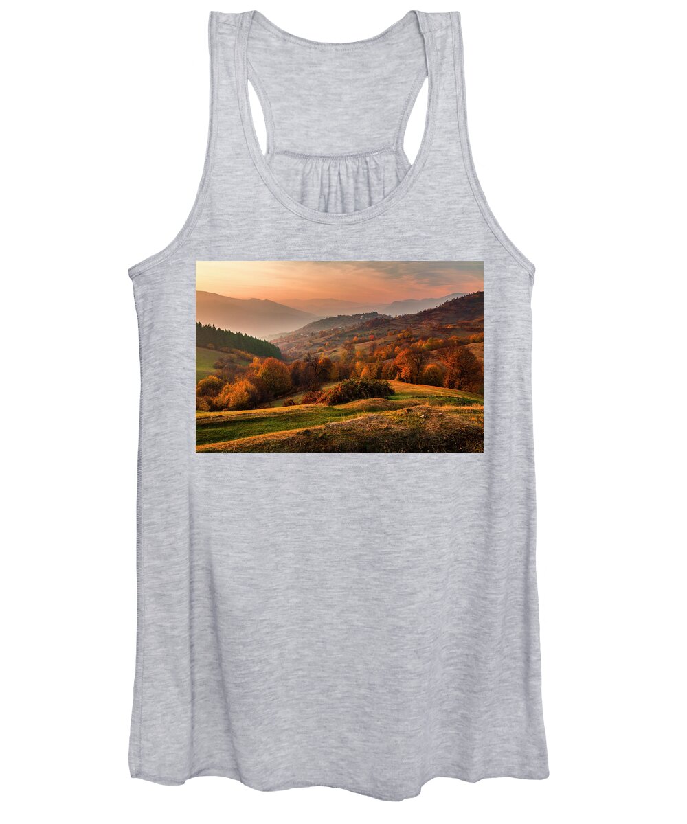 Rhodope Mountains Women's Tank Top featuring the photograph Rhodopean Landscape by Evgeni Dinev