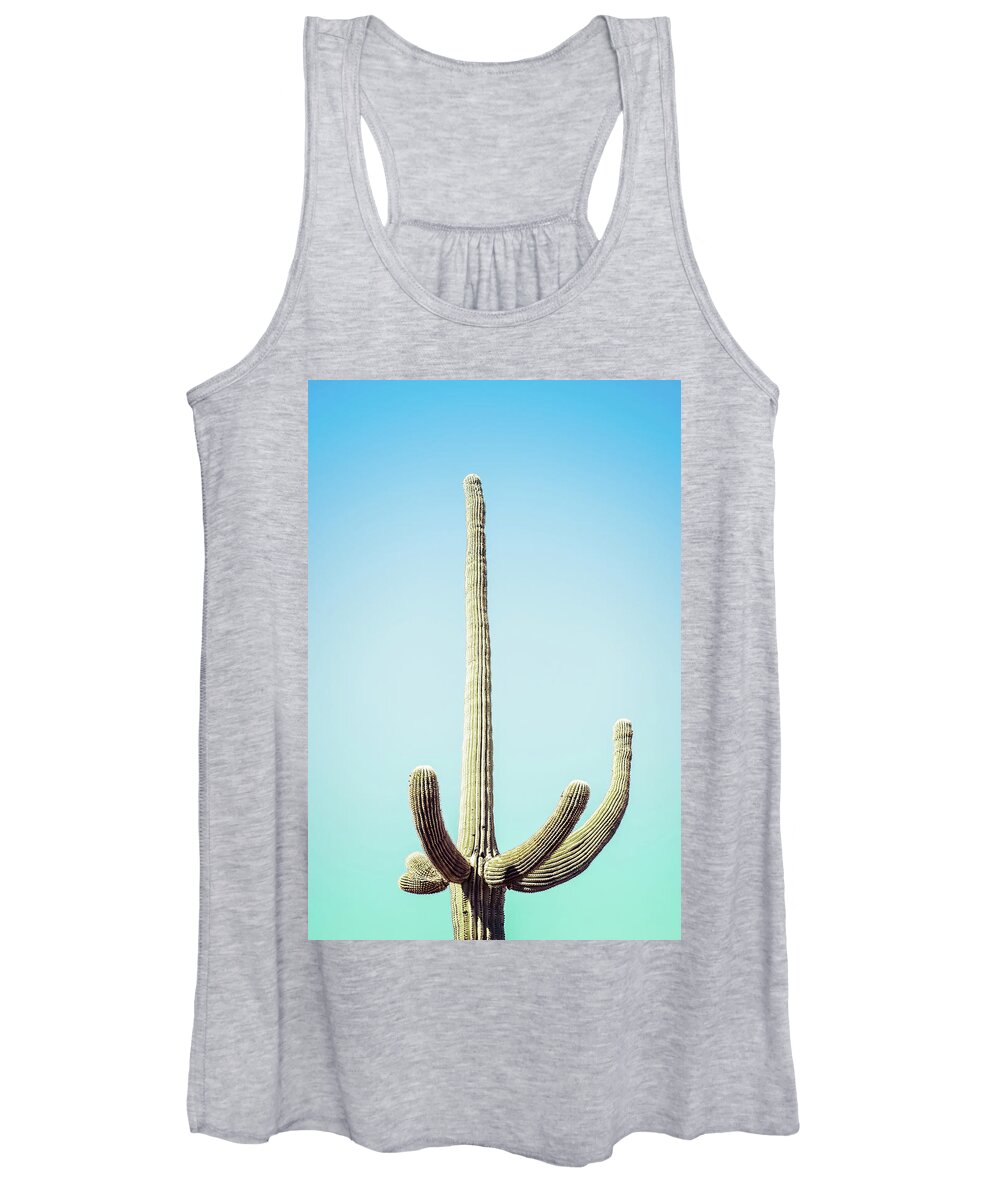 Atmospheric Women's Tank Top featuring the photograph Saguaro #2 by Jennifer Wright