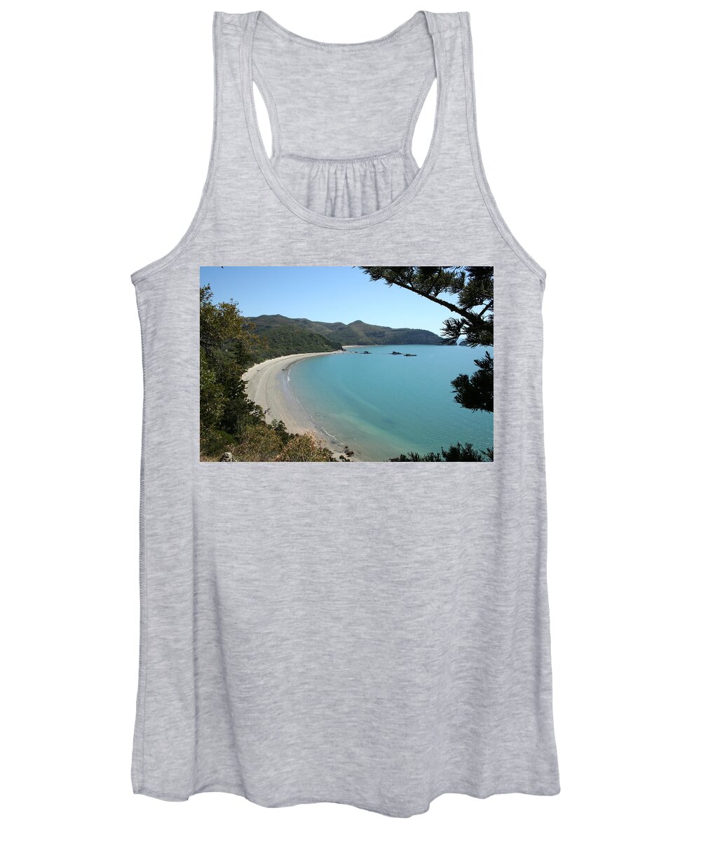 Landscape Women's Tank Top featuring the photograph Scenic Lookout Cape Hillsborough 2 by Maryse Jansen