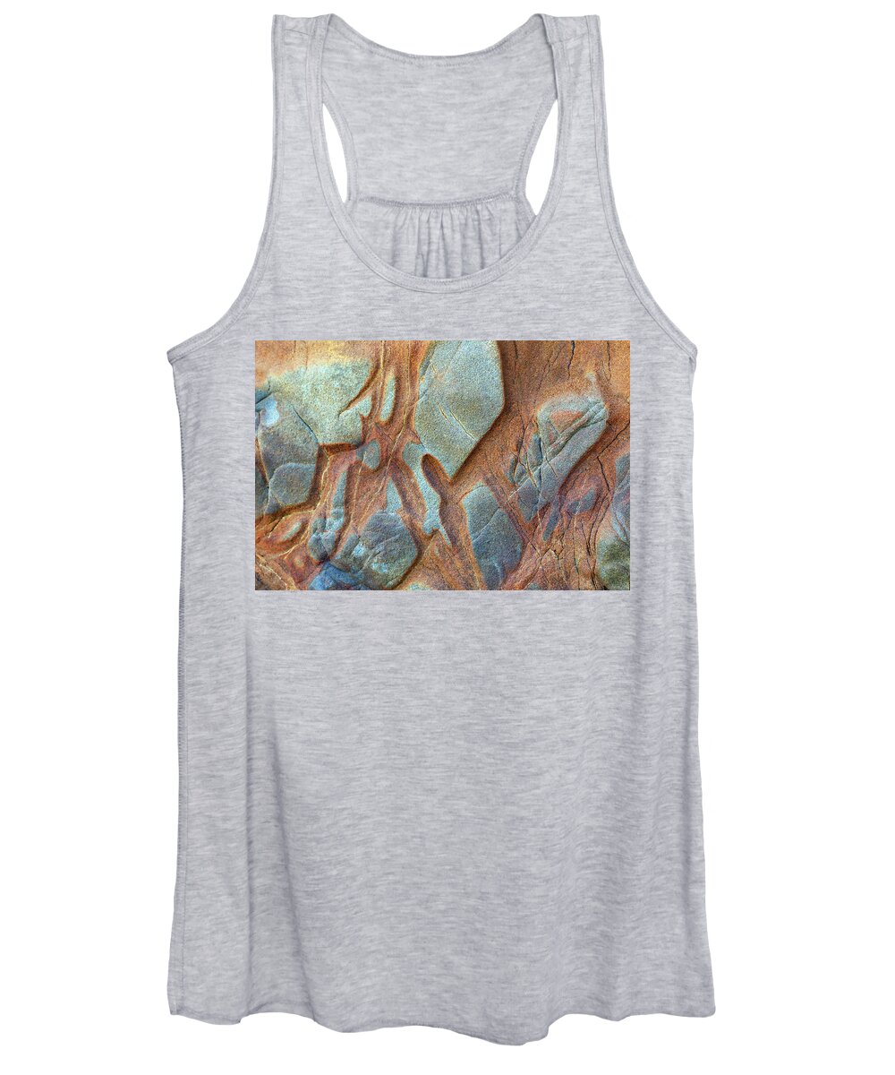 California Coast Women's Tank Top featuring the photograph Sea Cliff Formations #5 by Carla Brennan