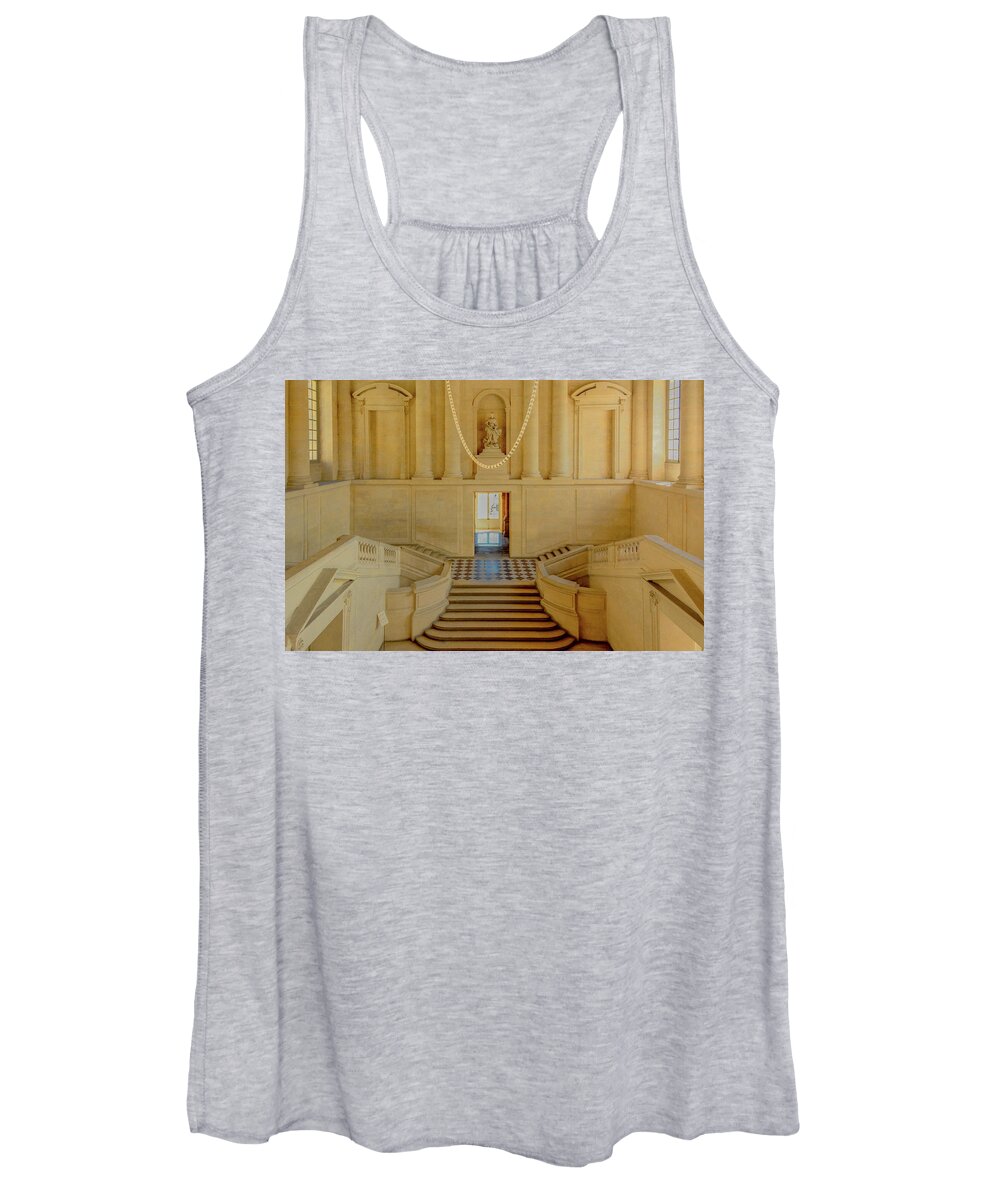 France Women's Tank Top featuring the photograph Simply Elegant, Entry Hall of Versailles by Marcy Wielfaert