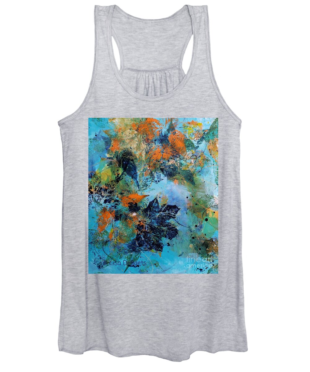 Fall Foliage Women's Tank Top featuring the painting Simply Fall by Lisa Debaets