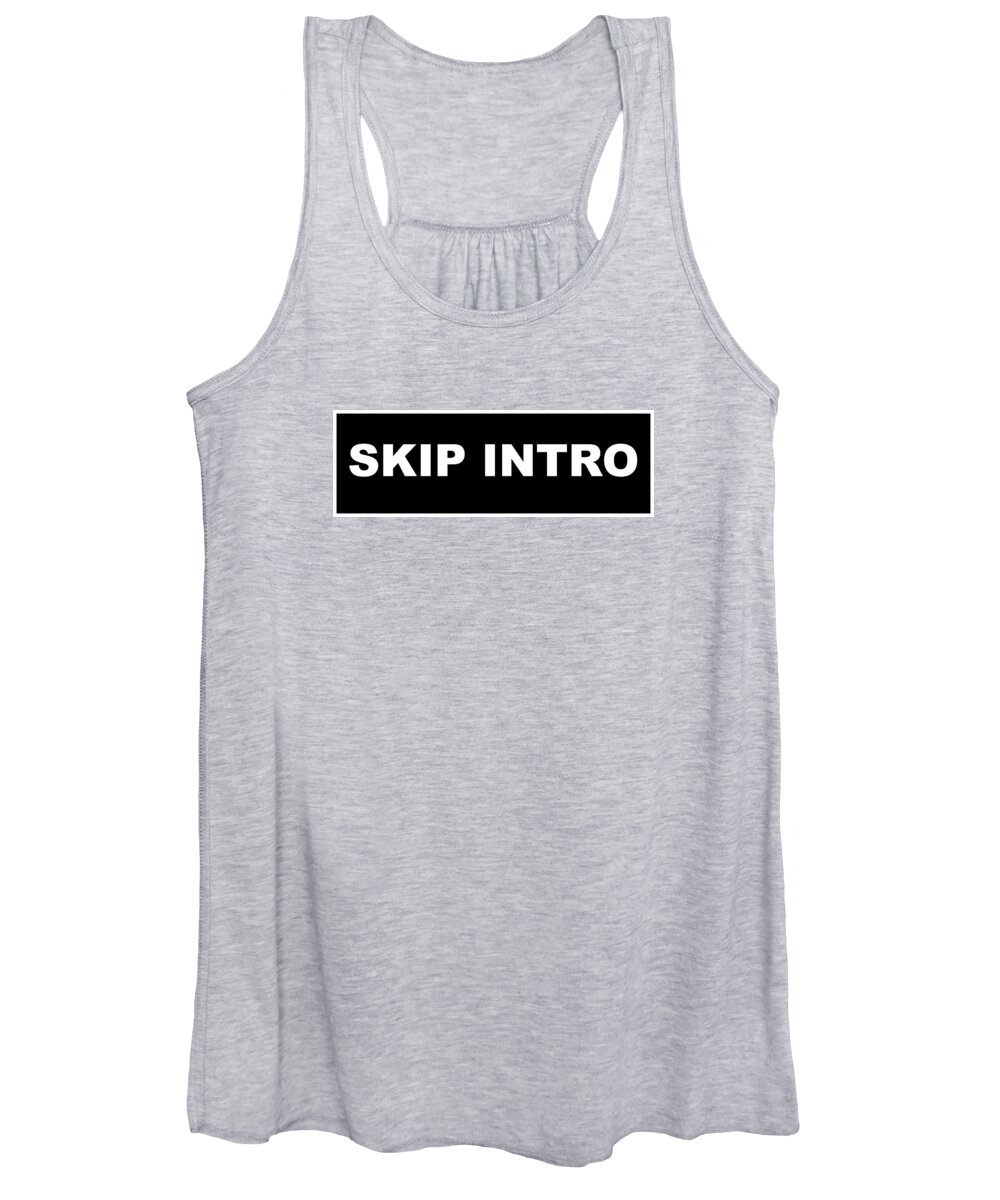 Skip Intro Women's Tank Top featuring the digital art Skip Intro- Art by Linda Woods by Linda Woods