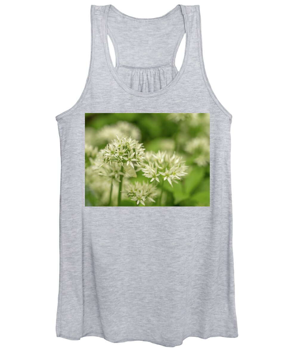 Wild Garlic Women's Tank Top featuring the photograph Smell the garlic by Average Images