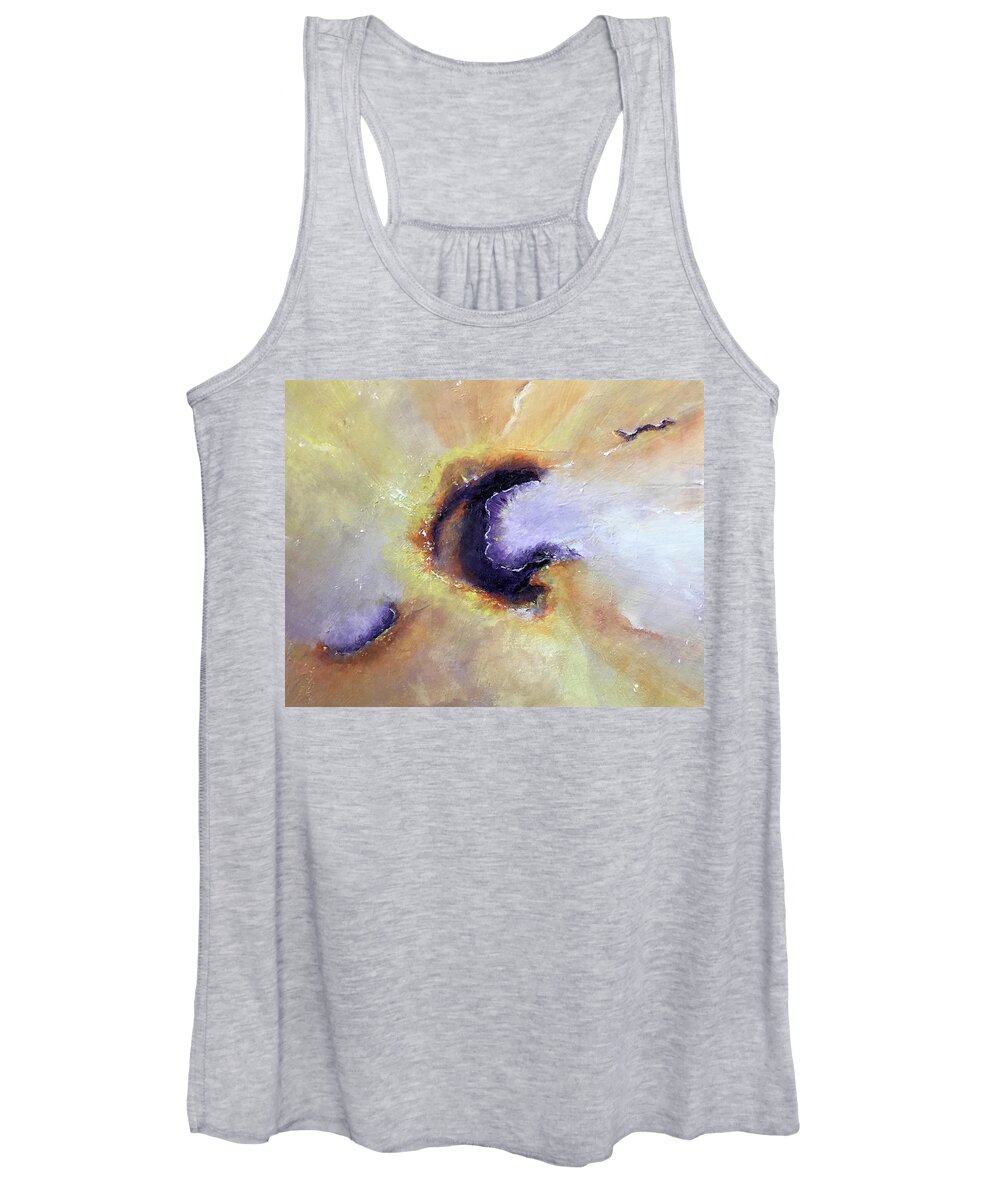 Acrylic Women's Tank Top featuring the painting Soleantu by Art by Gabriele