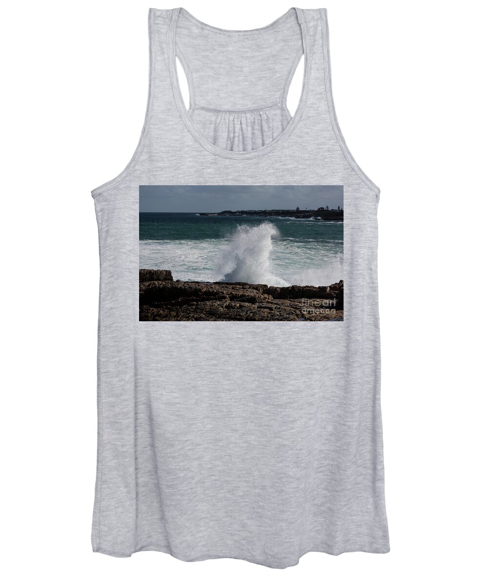 Splash Women's Tank Top featuring the photograph Splash2 by Eva Lechner