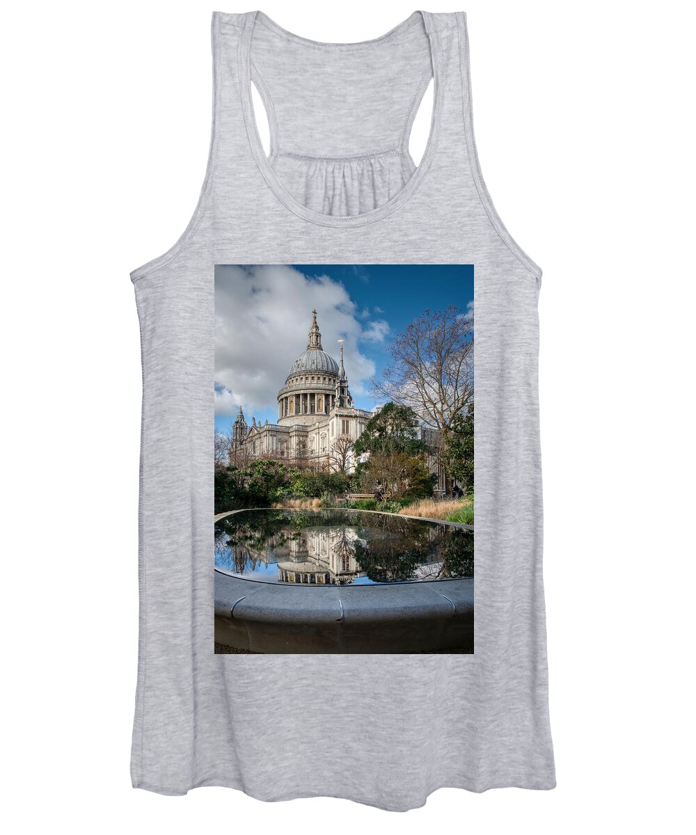 Stpaulscathedral Women's Tank Top featuring the photograph St. Paul's Cathedral by Raymond Hill