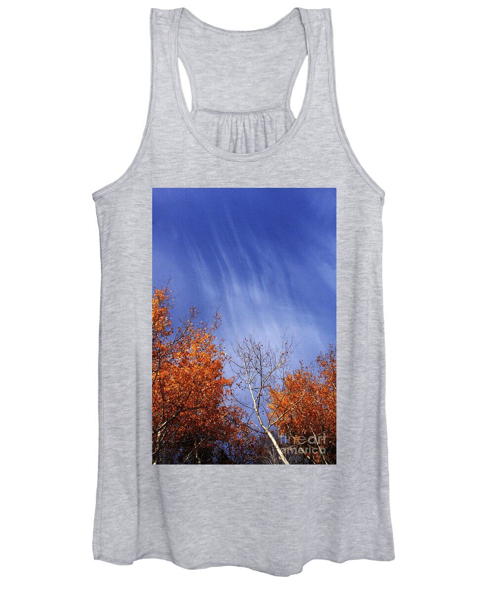 Canada Women's Tank Top featuring the photograph Streaks of Autumn by Mary Mikawoz