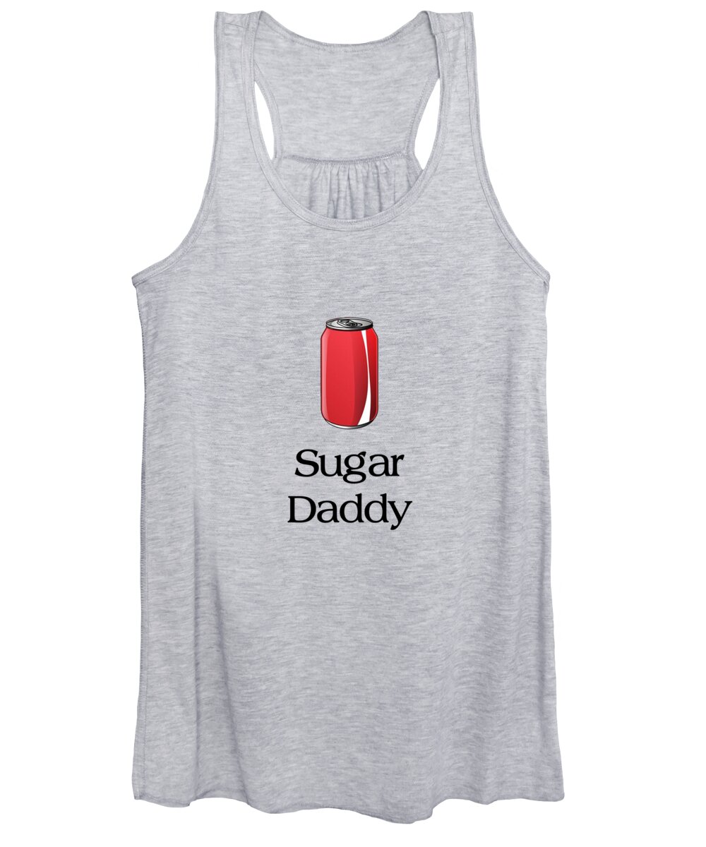 Sugar Daddy Women's Tank Top featuring the digital art Sugar Daddy by Az Jackson