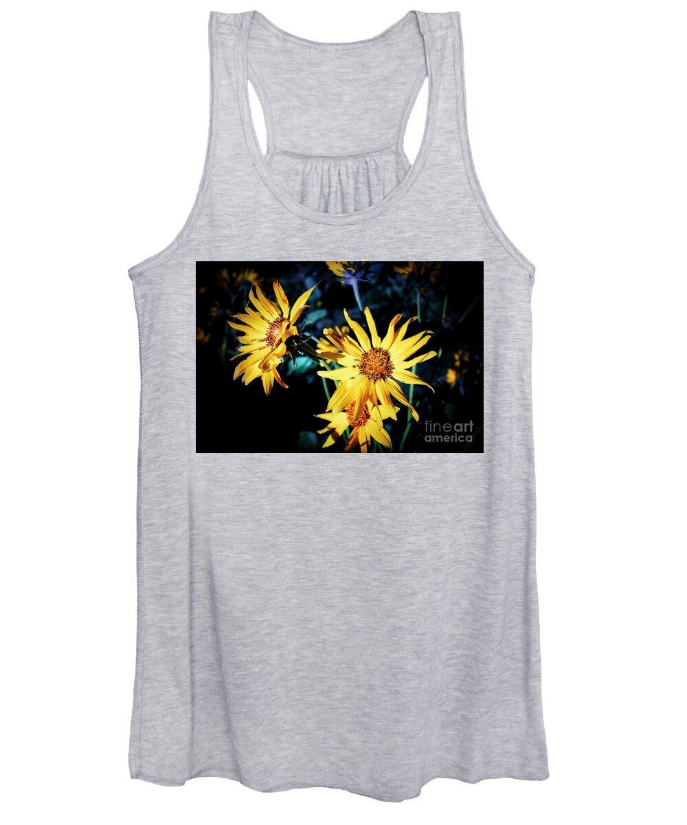 Sunflower Women's Tank Top featuring the photograph Sunflower by Thomas Nay