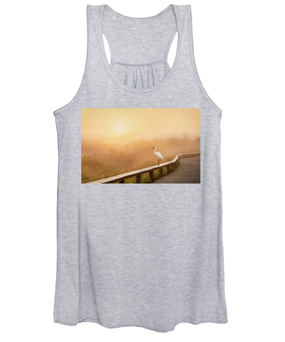 Sunrise Vision Women's Tank Top featuring the photograph Sunrise Vision by Louise Lindsay