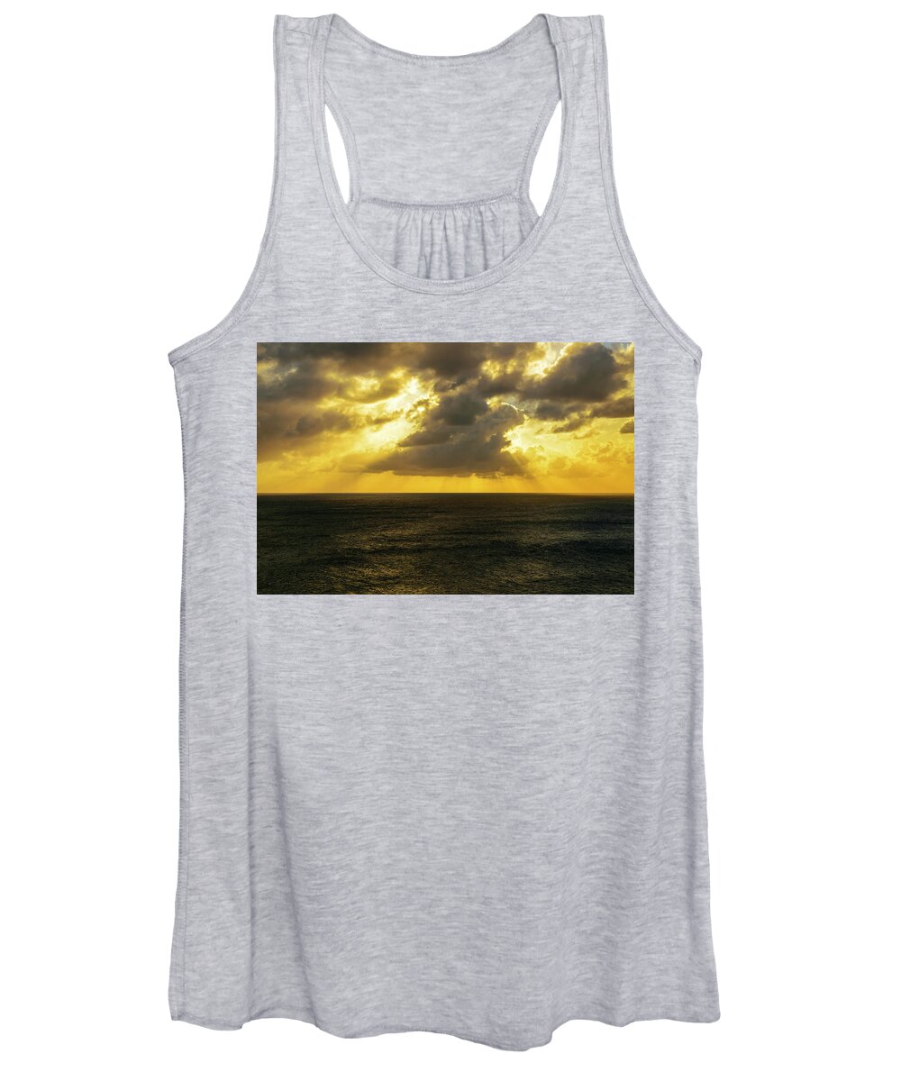 Color Women's Tank Top featuring the photograph Sunset 4 by AE Jones