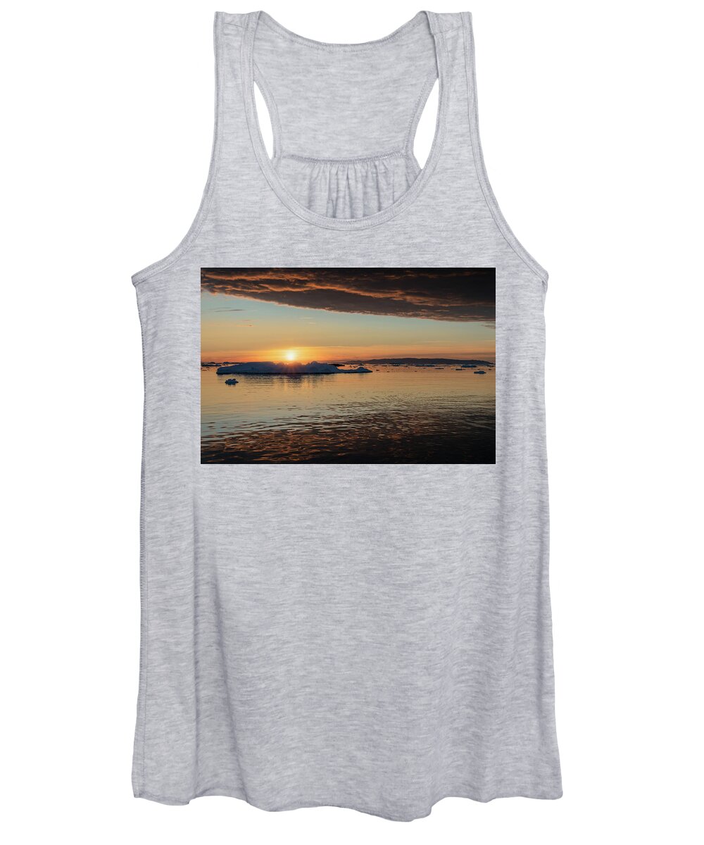 Sunrise Women's Tank Top featuring the photograph Sunset or sunrise? by Anges Van der Logt