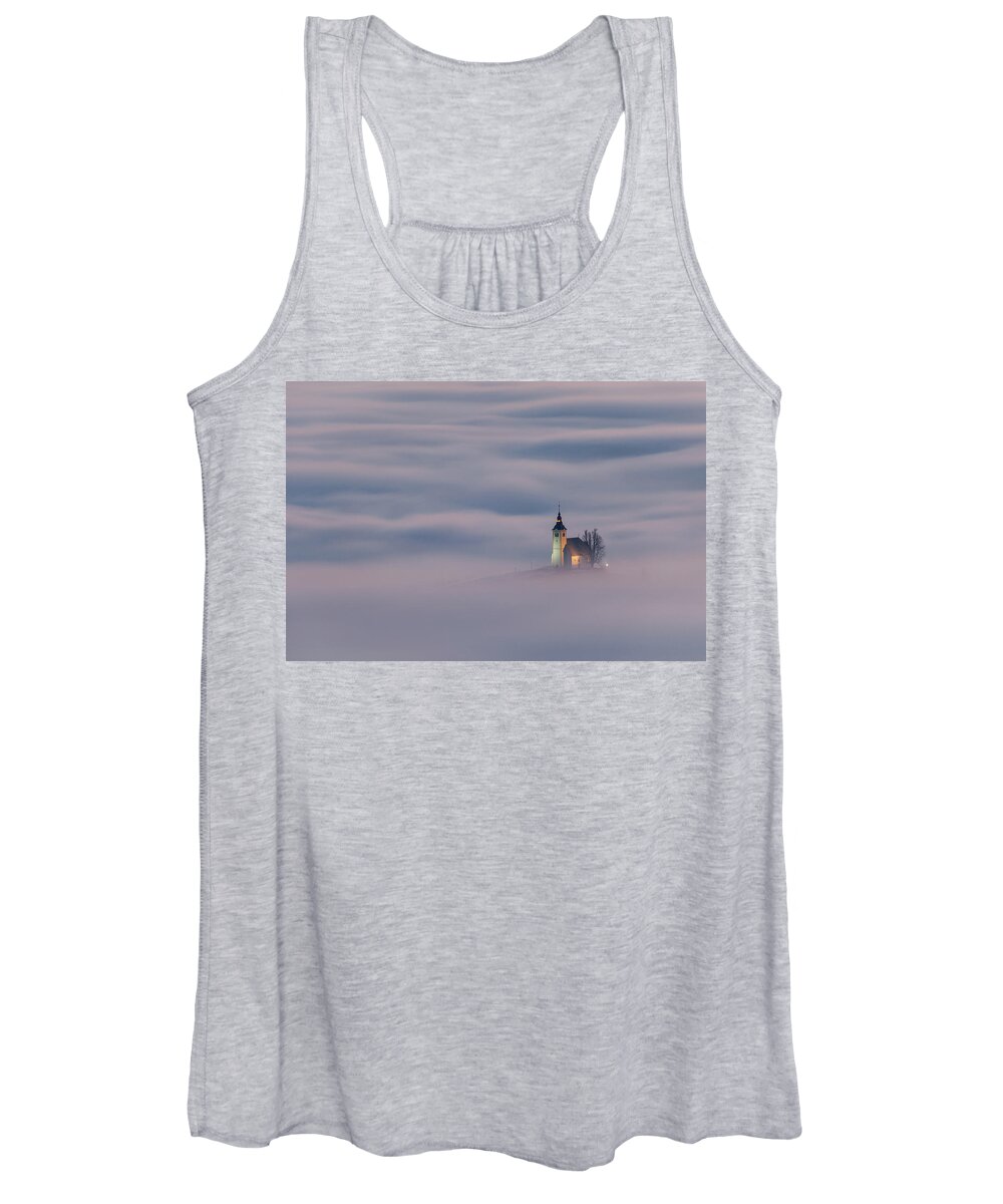 Church Women's Tank Top featuring the photograph The Boat II by Piotr Skrzypiec