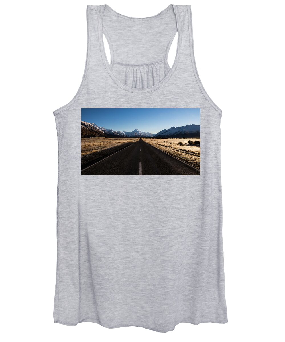 Mountains Women's Tank Top featuring the photograph The classic approach by Johannes Brienesse